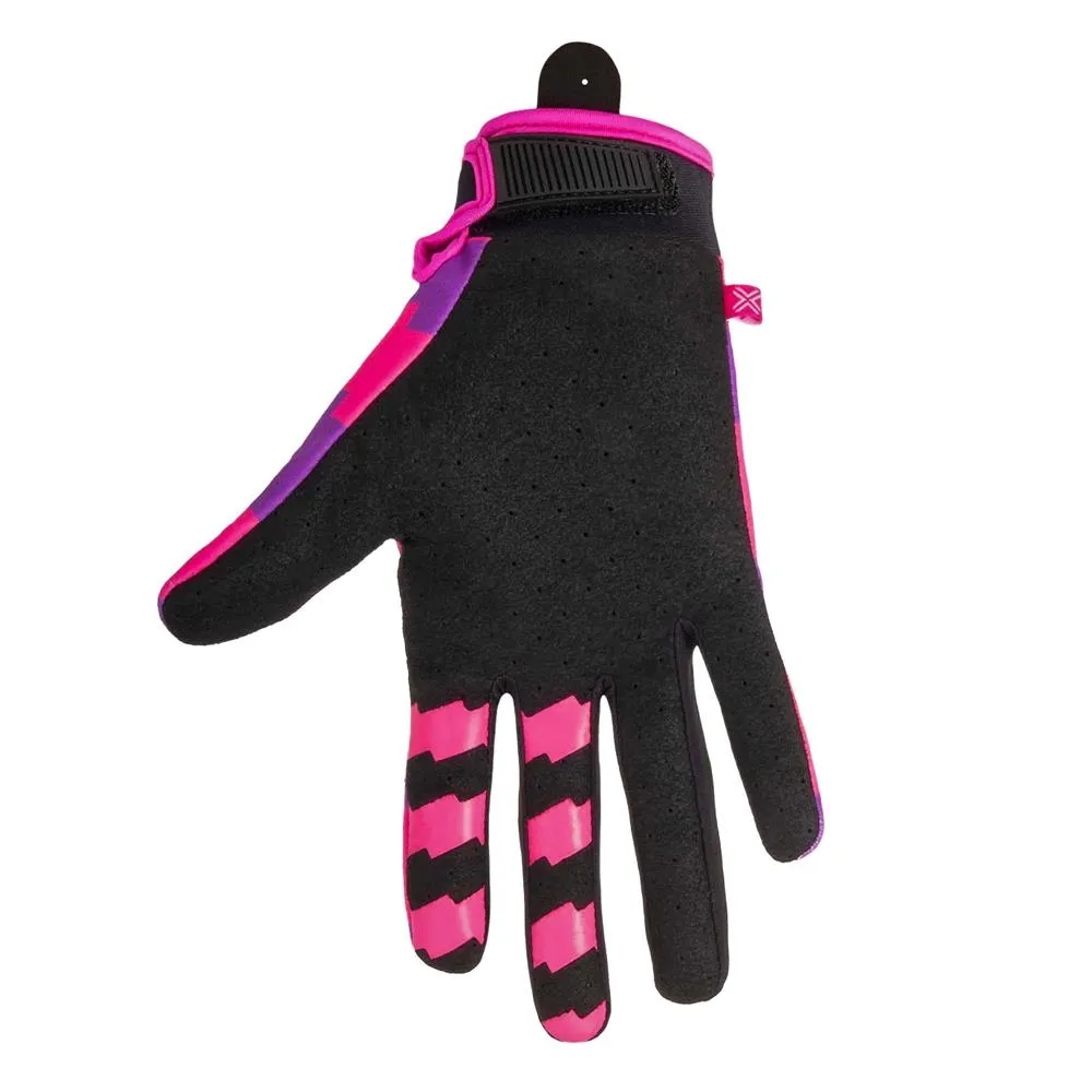 Fuse Chroma Campos Youth Gloves - Neon Pink and Purple