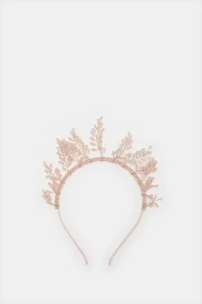 Girls Gold Embellished Headband