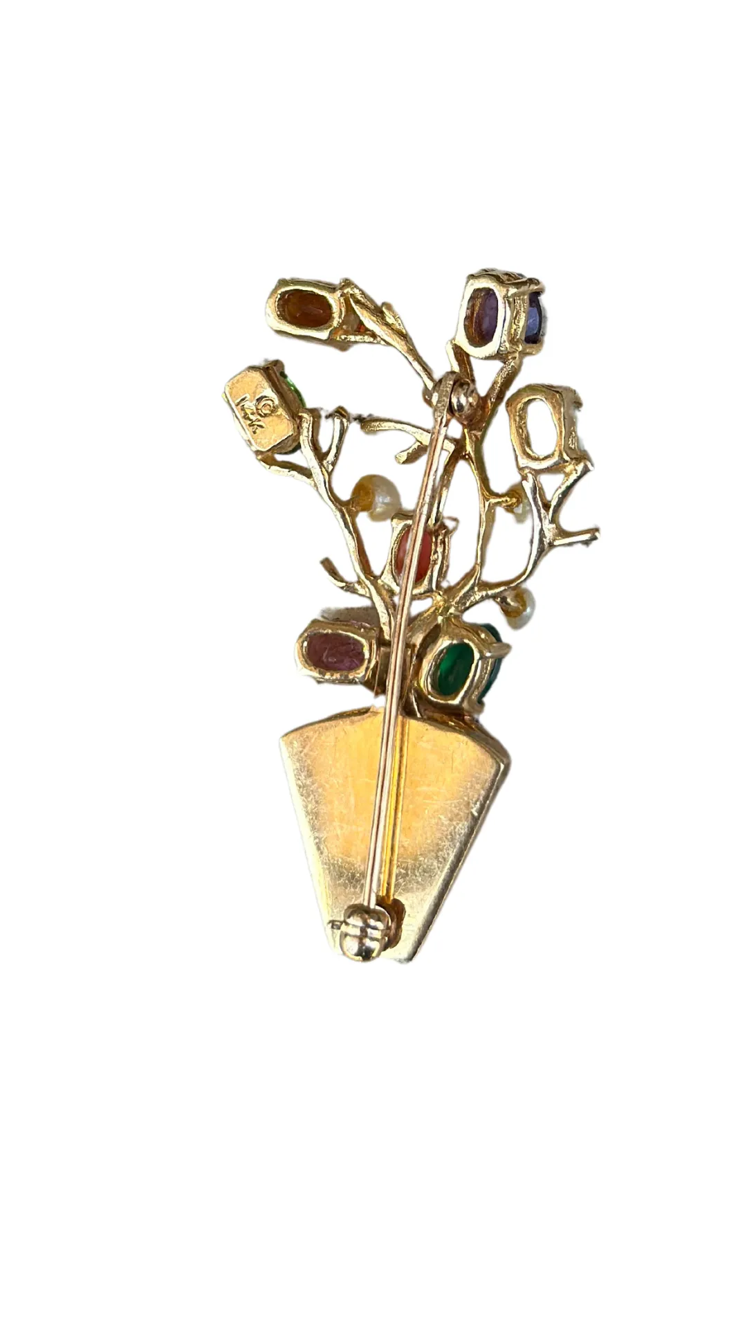 gld Multigem Brooch