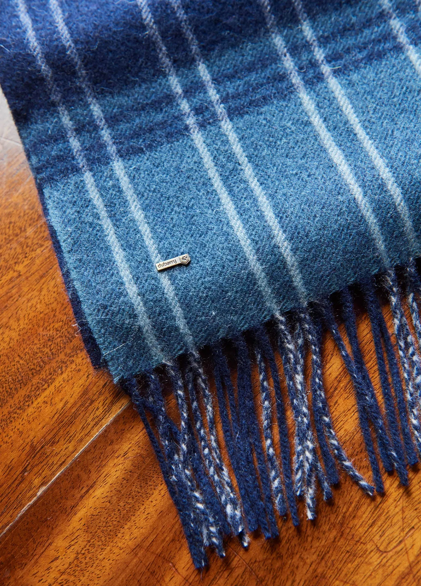 Gleneagle Wool Scarf - Navy