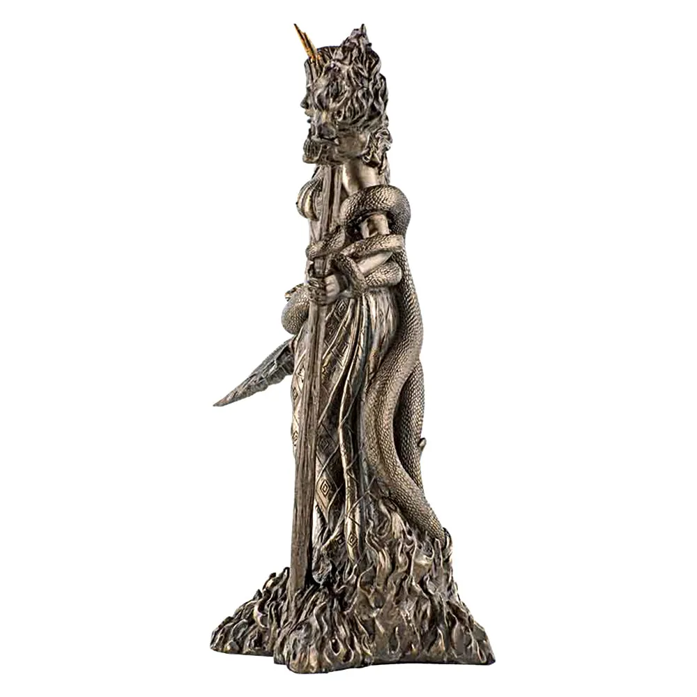 Goddess Hecate Bronze Finish Statue