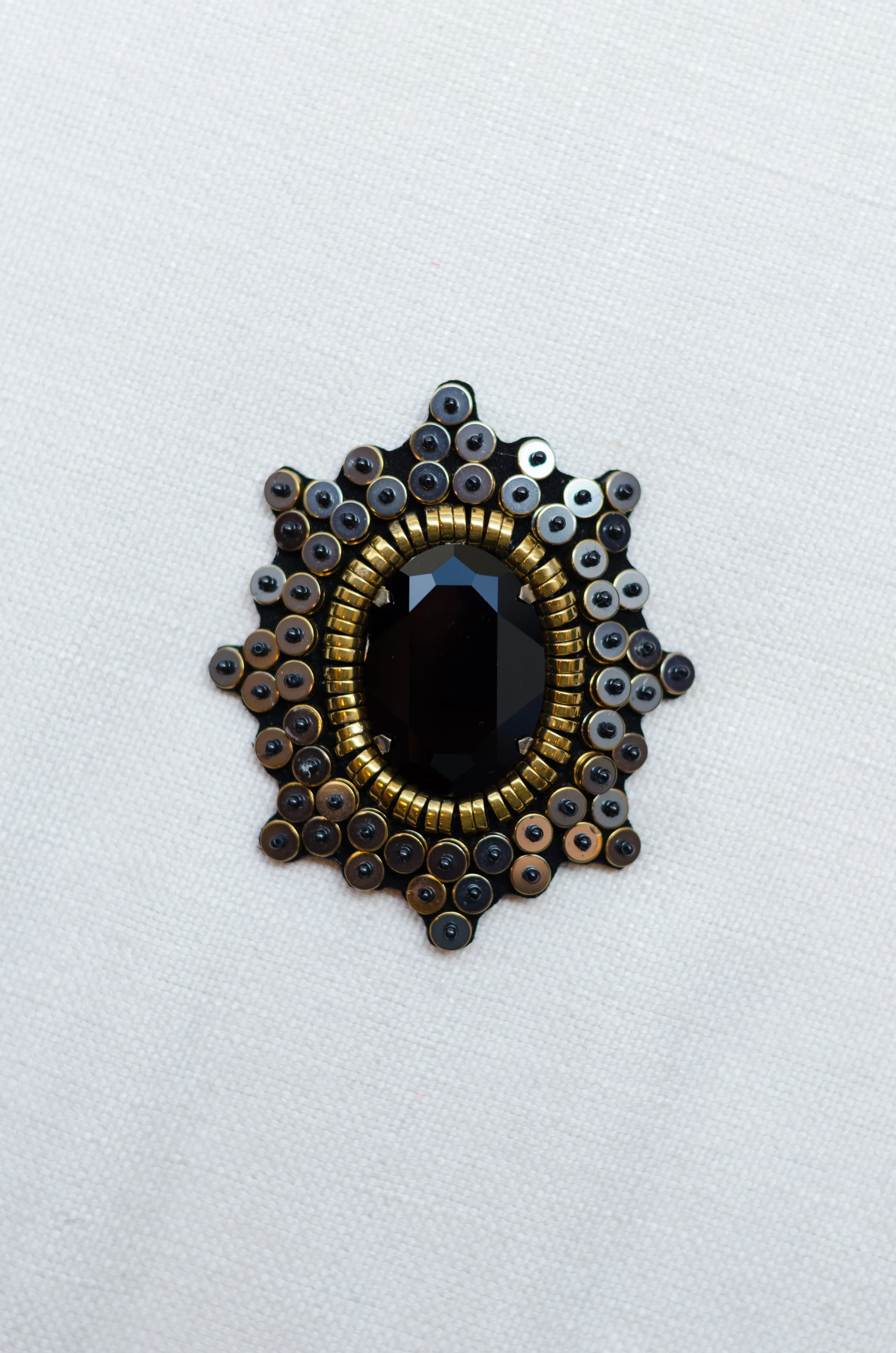 Gold Metalwork Brooch