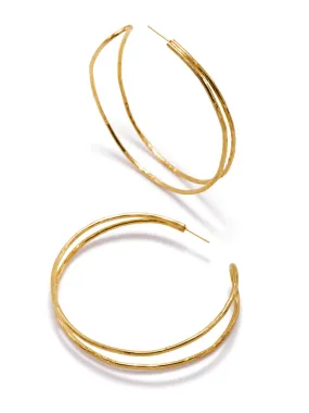 Gold Mimi Hoop Earrings