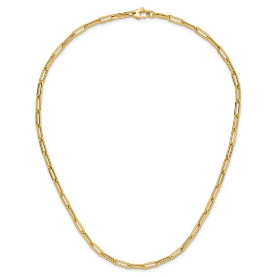 Gold Paperclip Necklace