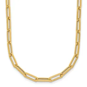 Gold Paperclip Necklace