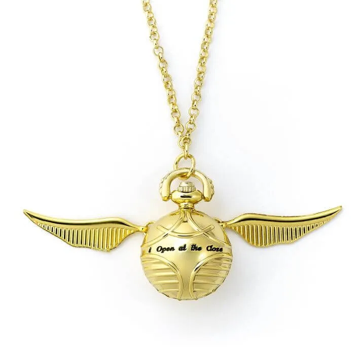 Golden Snitch Watch Necklace