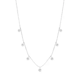 Graziela Medium Floating Diamond Necklace