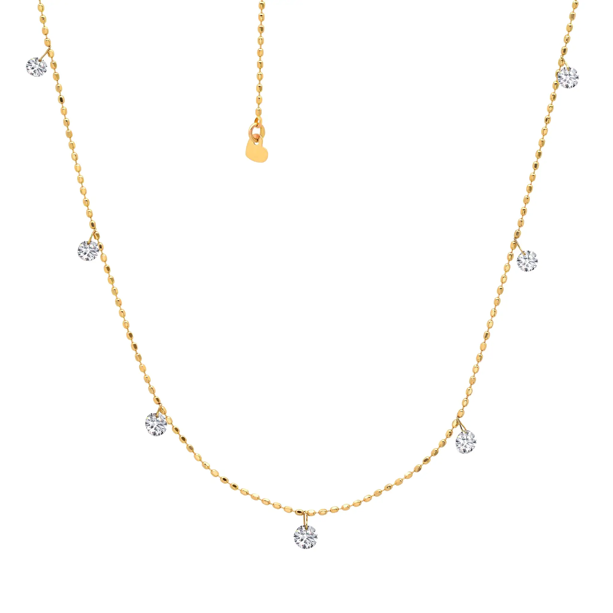 Graziela Tiny Floating Diamond Necklace