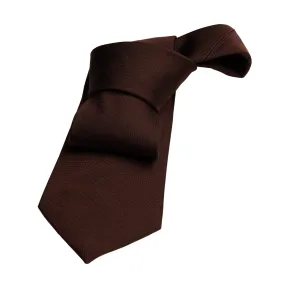 Greenwich Brown Silk Tie