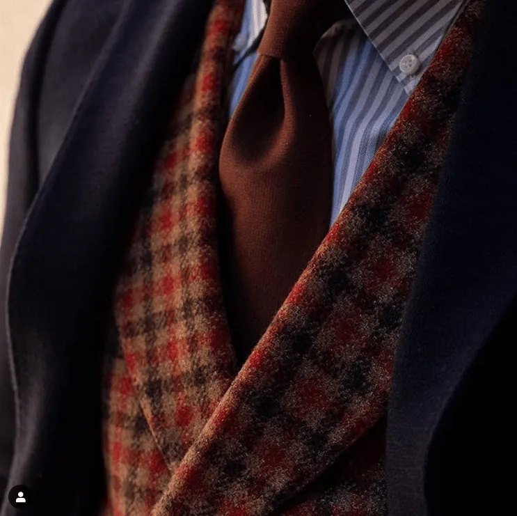 Greenwich Brown Silk Tie