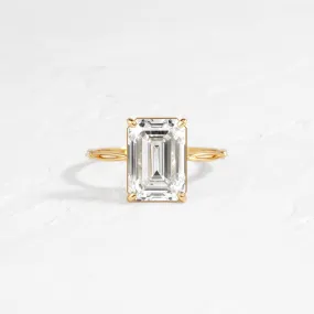 Hillside Ring, Emerald Cut