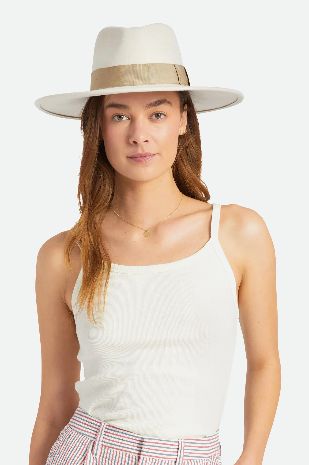 Joanna Felt Hat - Dove/Khaki