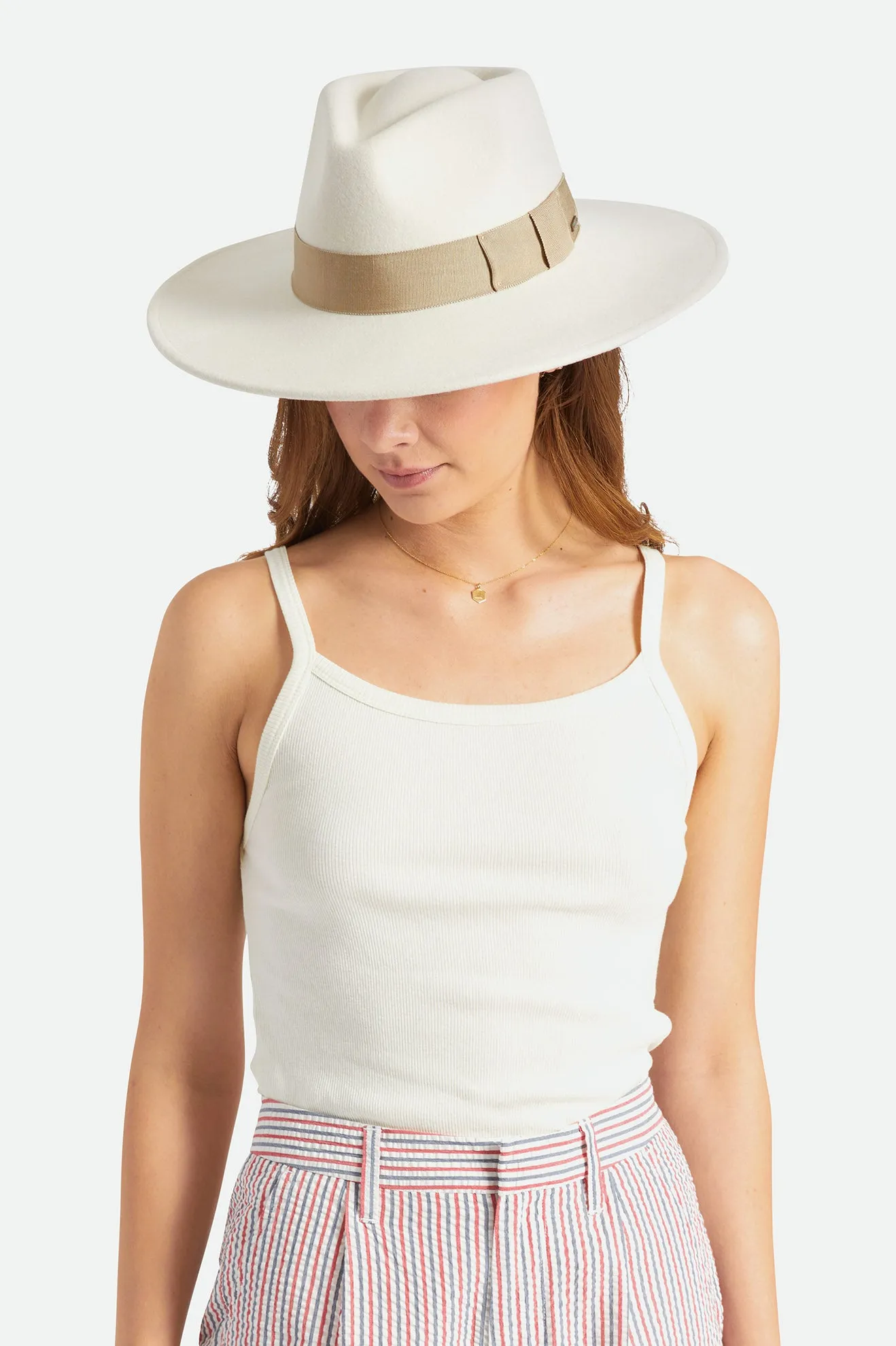 Joanna Felt Hat - Dove/Khaki