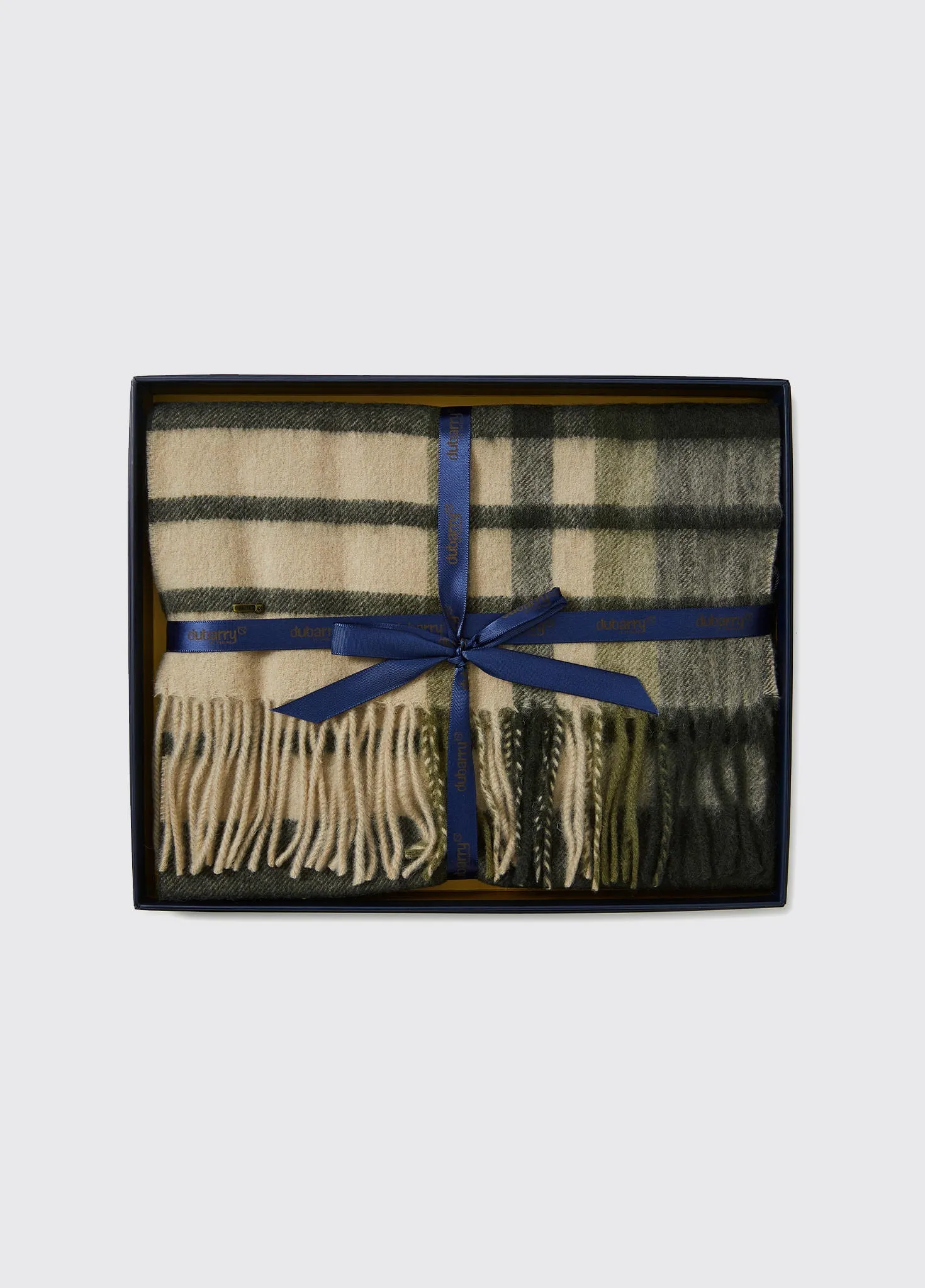 Kildavin Wool Scarf - Olive