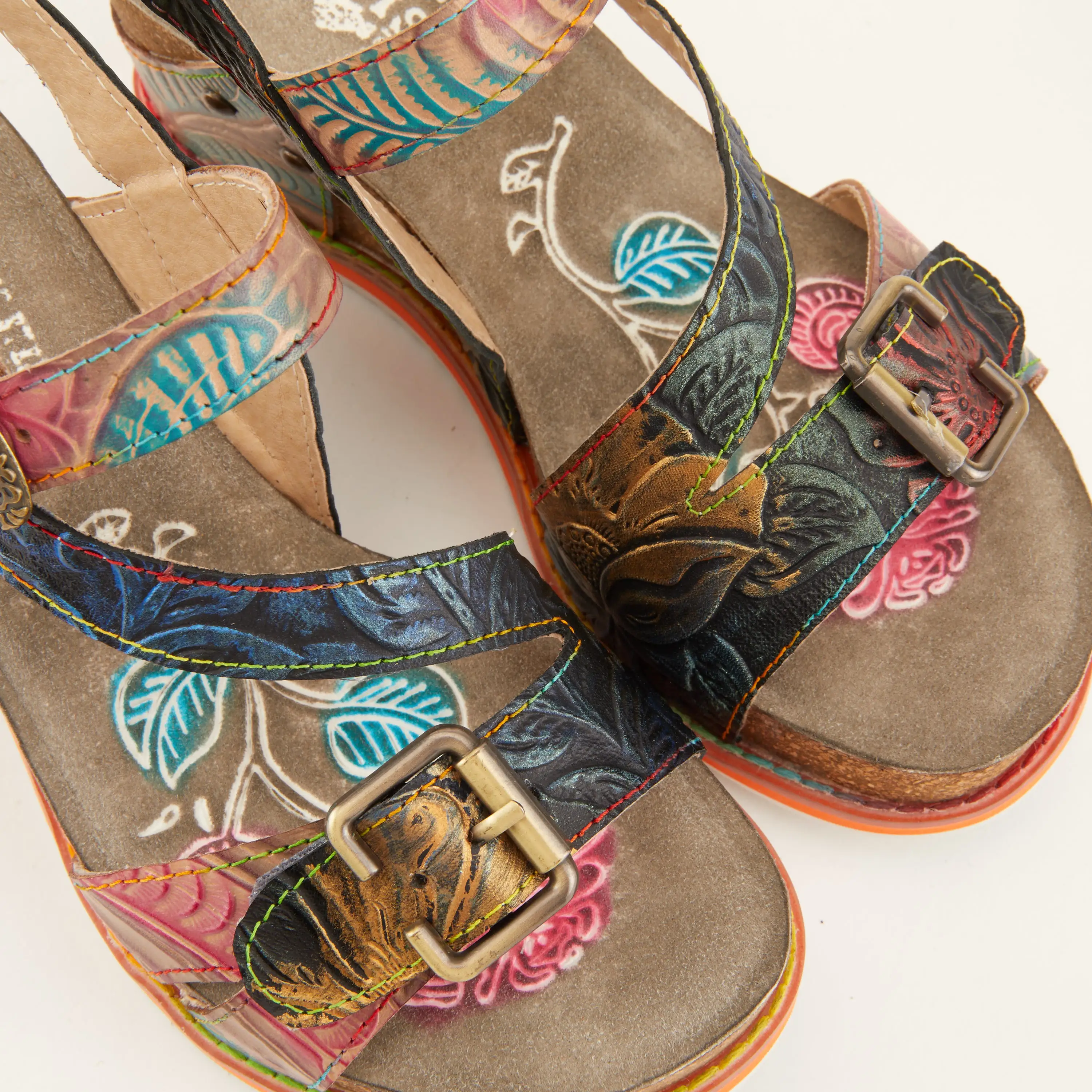 L'ARTISTE ANITTAS WEDGE SANDALS