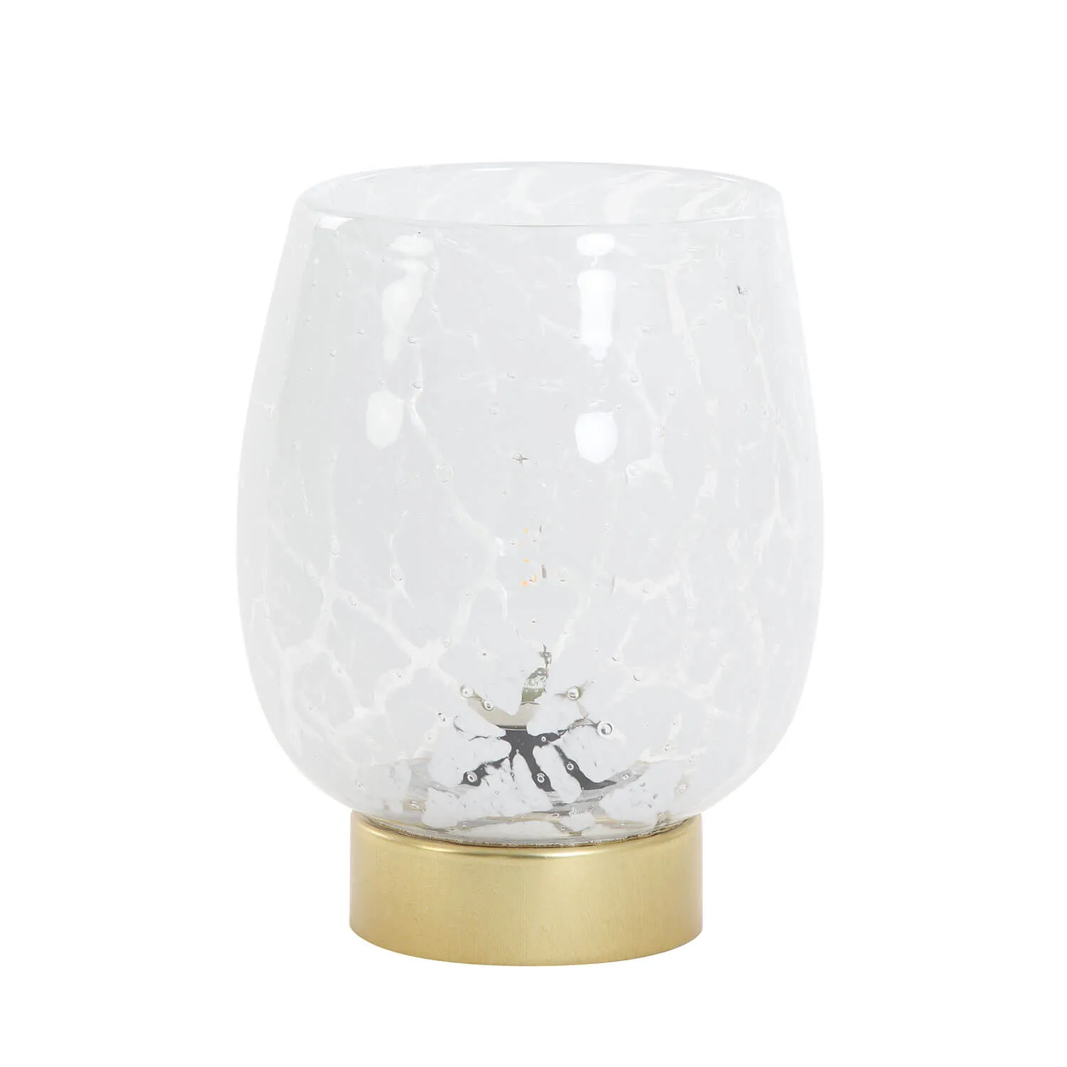 LED Table Lamp - White/Bronze