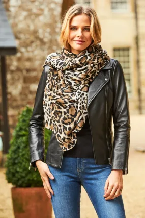 Leopard Print Scarf