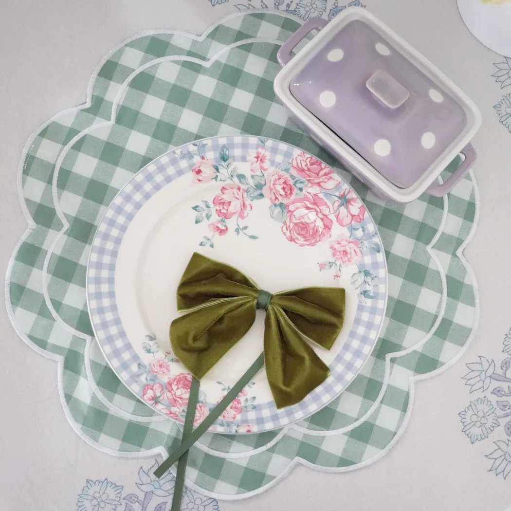 Lilac Butter Dish with lid