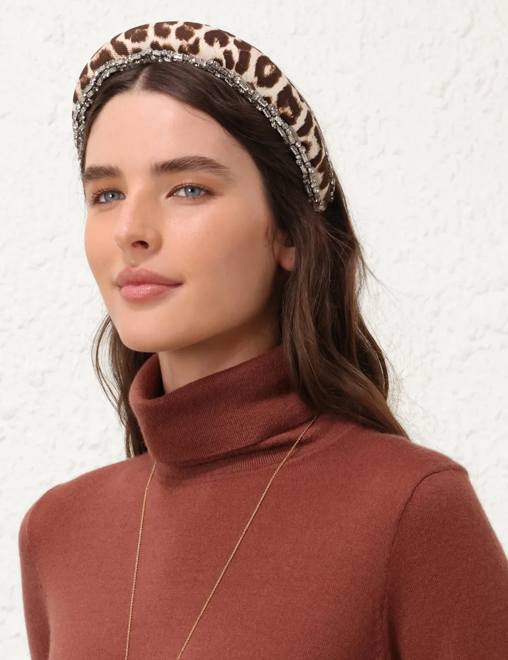 Linen Rhinestone Headband