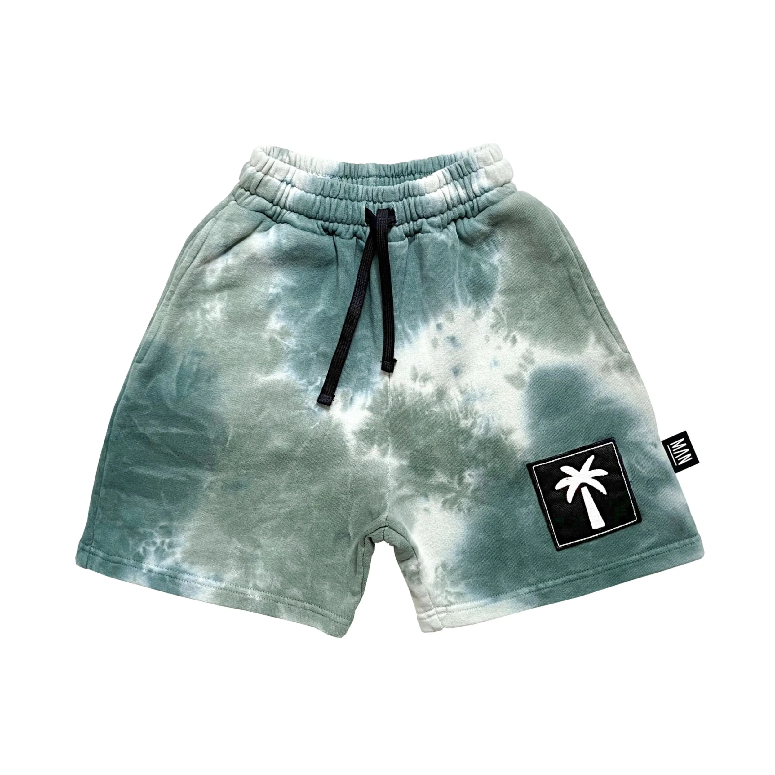 Little Man Happy PARADISE TIE DYE BOARD SHORTS | STORM TIE DYE