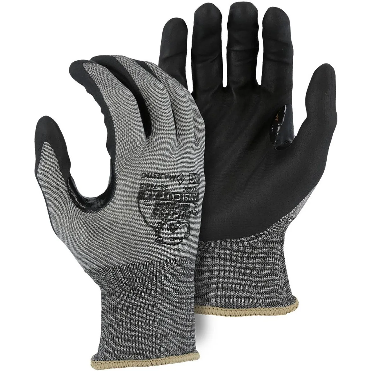 Majestic A4 Cut Level Watchdog Gloves with Foam Nitrile Palm Coating 35-7465 - Case of 120 Pair