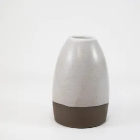 Medium Bud Vase in Birch Glaze