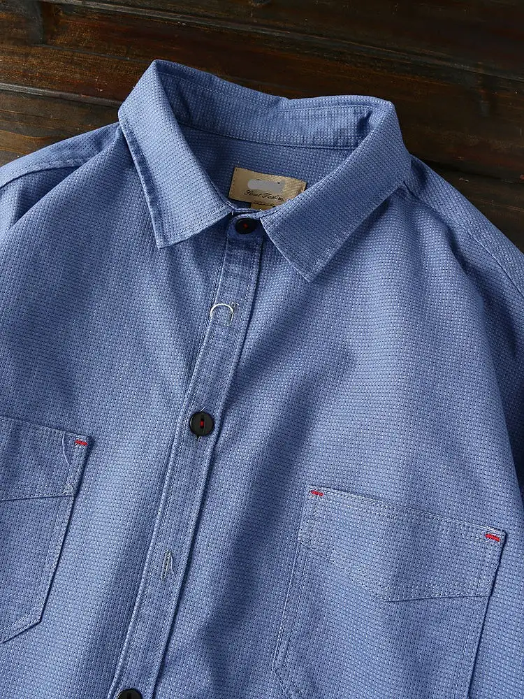 Mens Non Tucked Oxford Twill Shirts