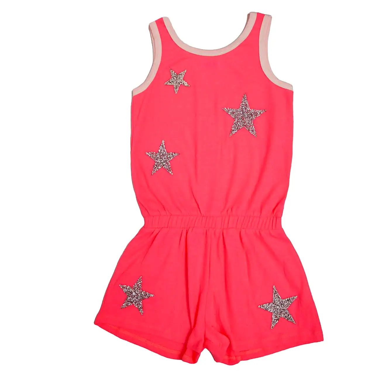 MIA New York Neon Pink Star Romper