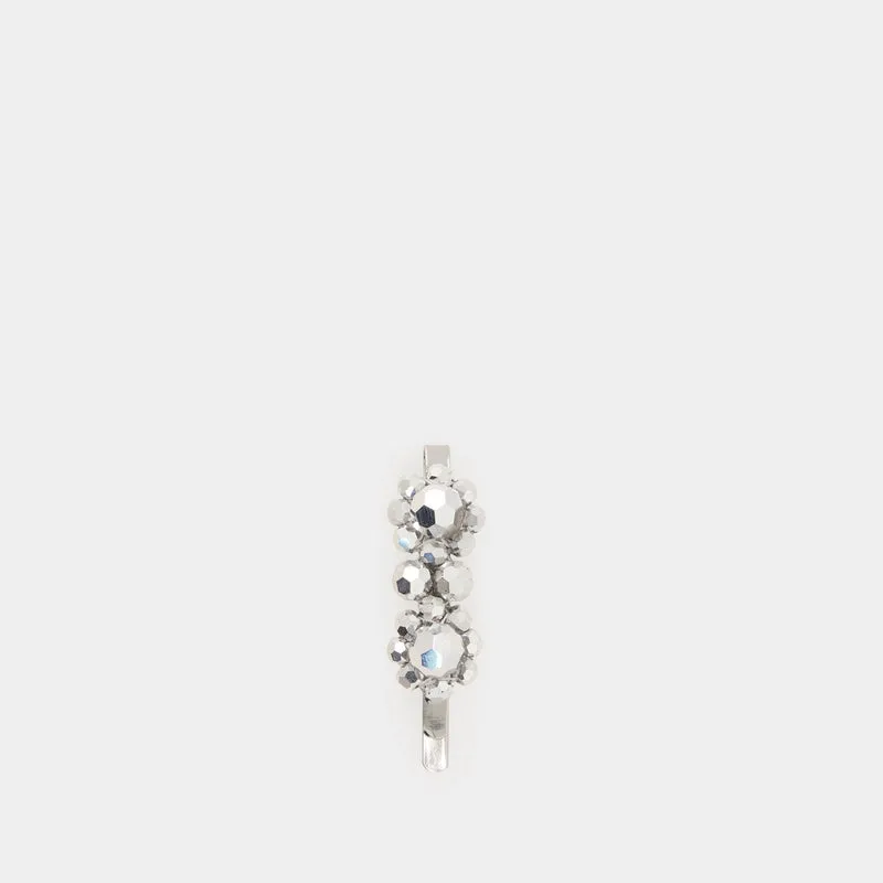 Mini Flower Hair Clip - Simone Rocha - Brass - Mirror