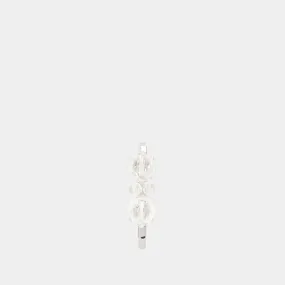 Mini Flower Hair Clip  - Simone Rocha - Crystal - White