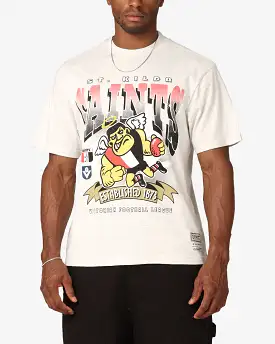 Mitchell & Ness St. Kilda Saints Character T-Shirt Silver Marle