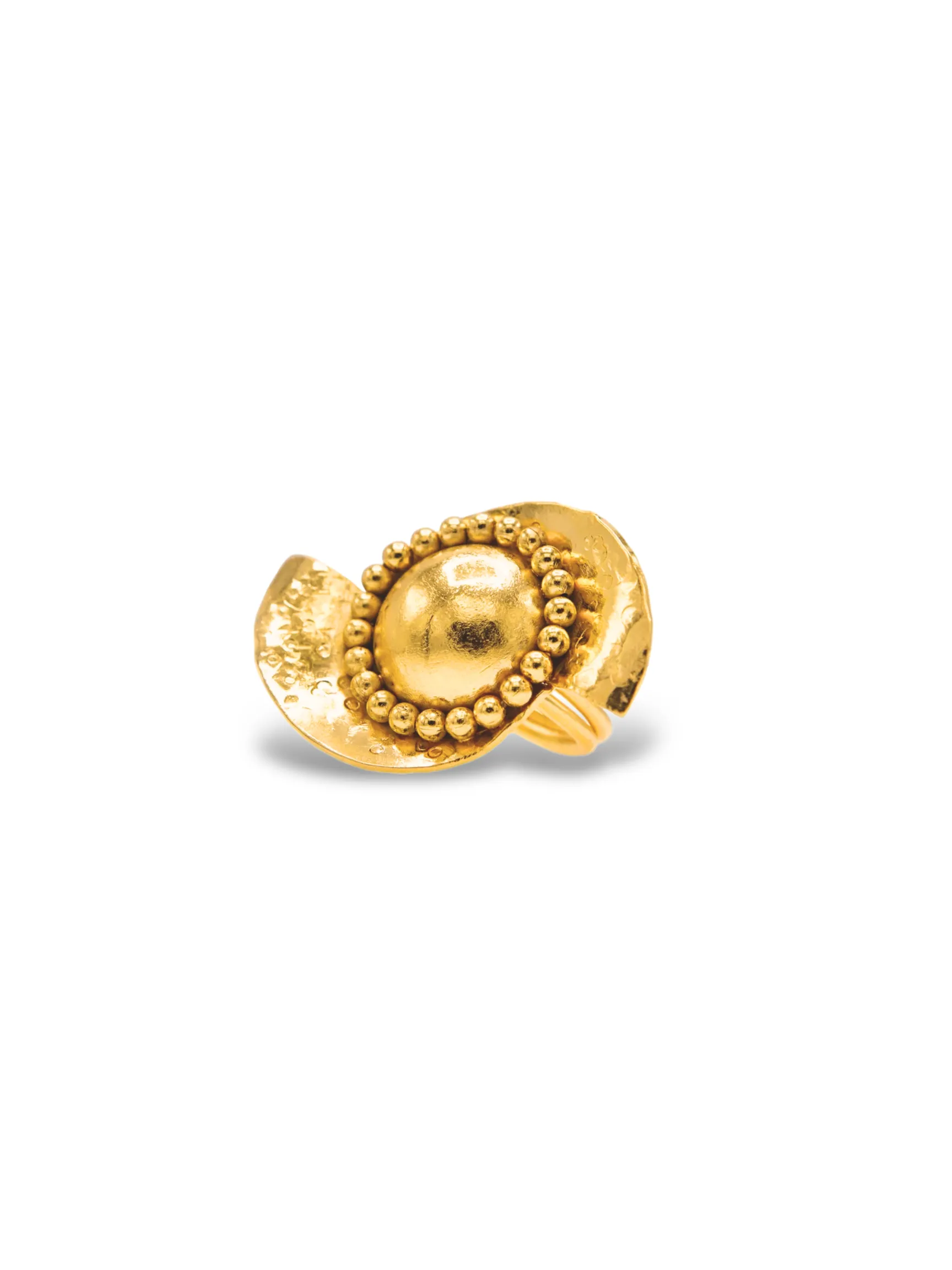 Monsoon Swirl Gold Ring