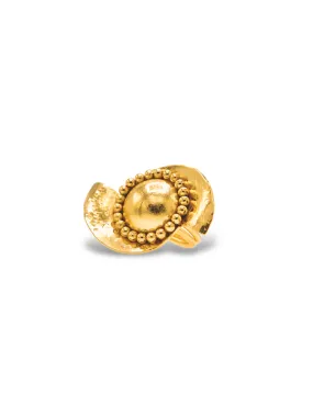 Monsoon Swirl Gold Ring