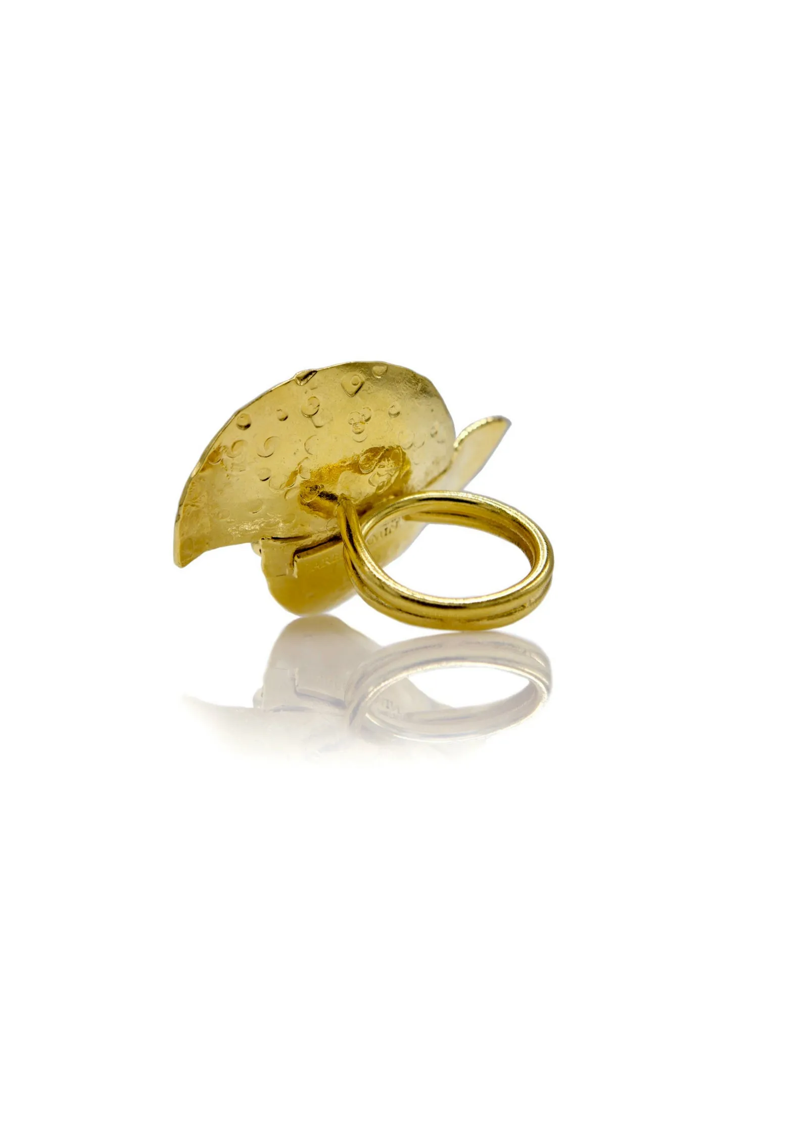 Monsoon Swirl Gold Ring