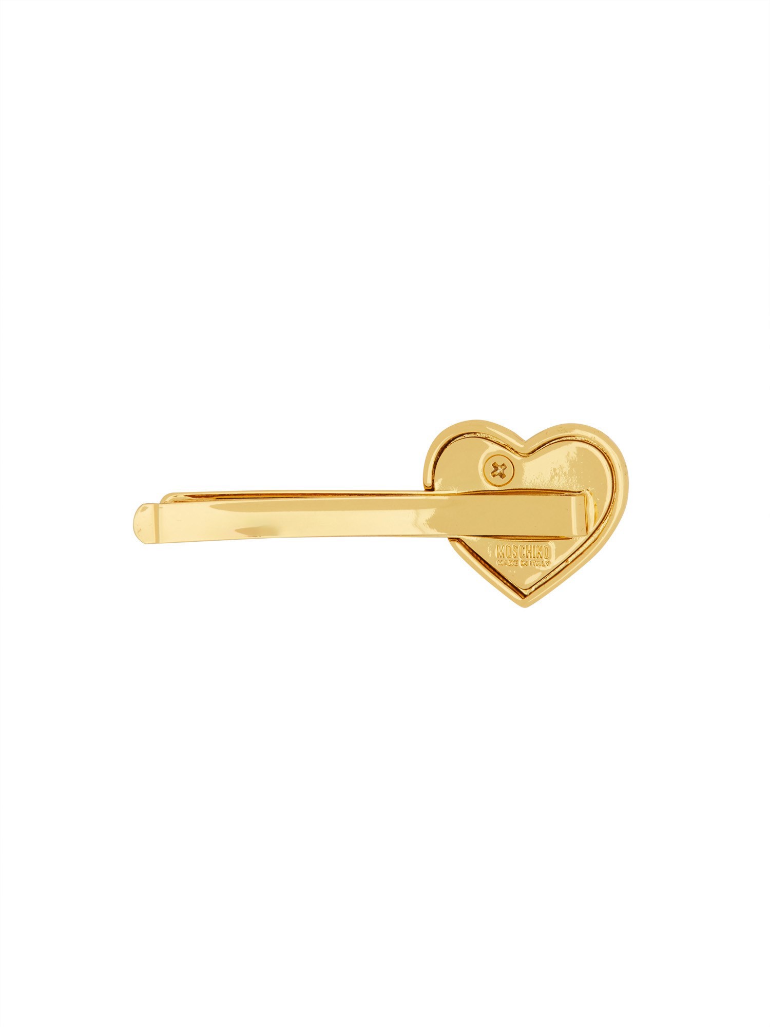 MOSCHINO    BROOCH WITH LOGO