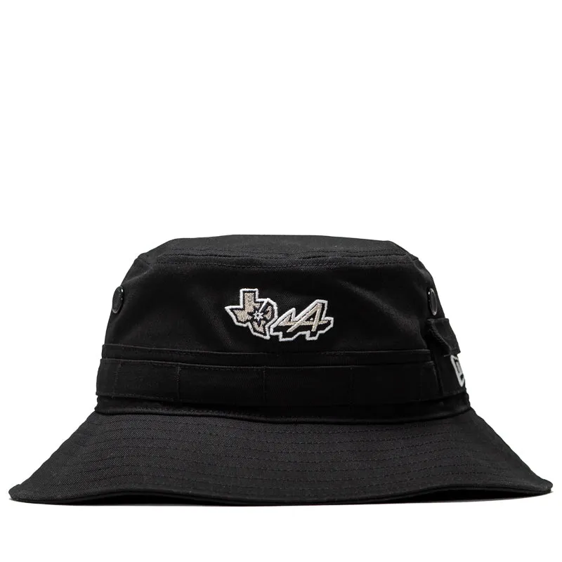 New Era Alpine x San Antonio Spurs Austin Adventure Bucket Hat - Black