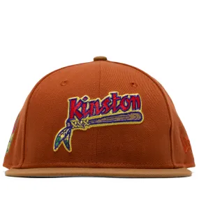 New Era x Politics Kinston Indians 59FIFTY Fitted Hat - Rust/Tan