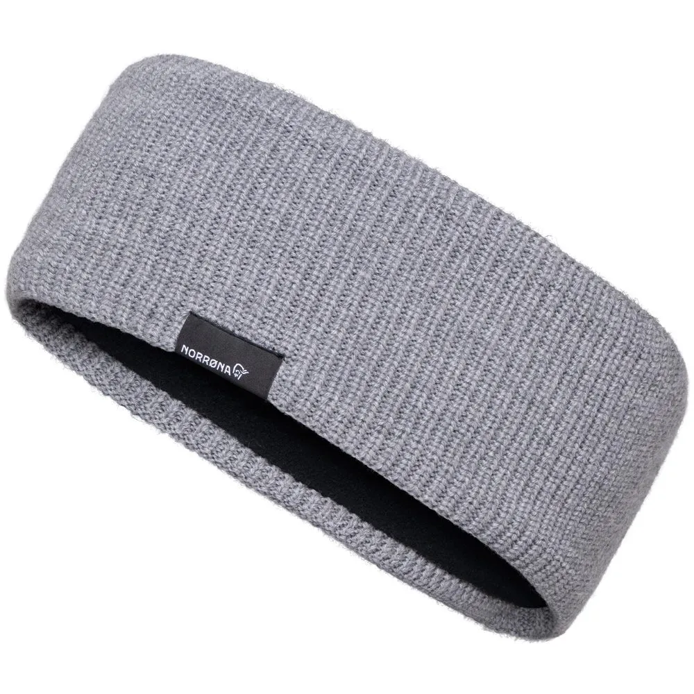 Norrona - 29 Heavy MerinoUll Headband grey melange