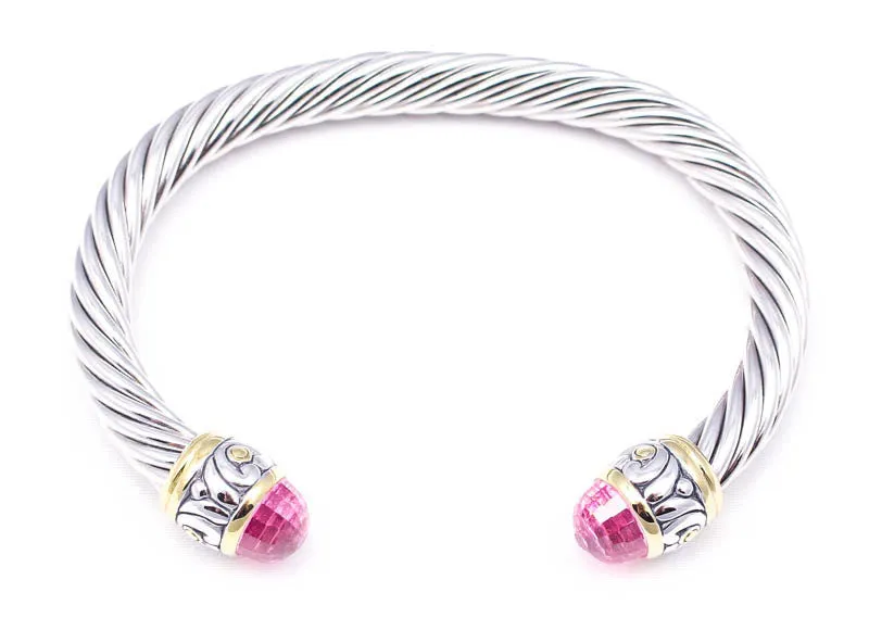 Nouveau Large Wire Cuff Bracelet by John Medeiros - Available in Multiple Colors