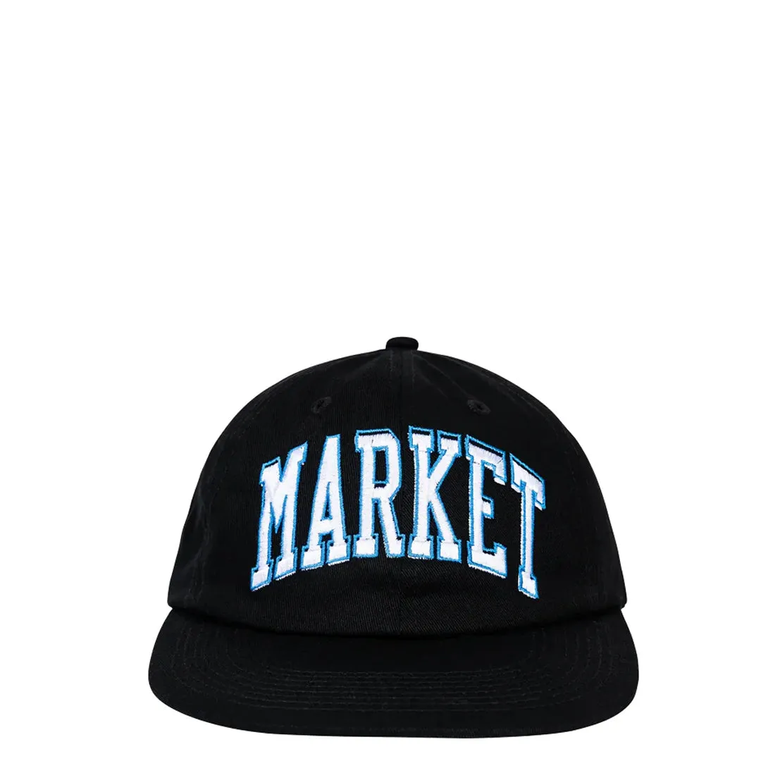 OFFSET ARC 6 PANEL HAT BLACK