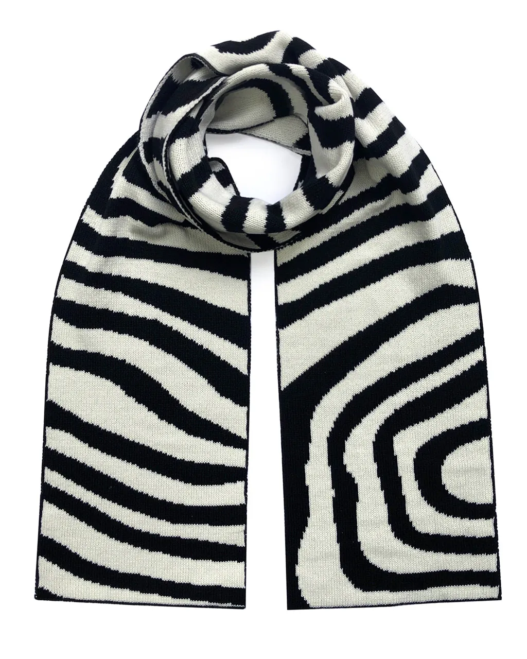 Organic Stripes Wool & Cashmere Scarf