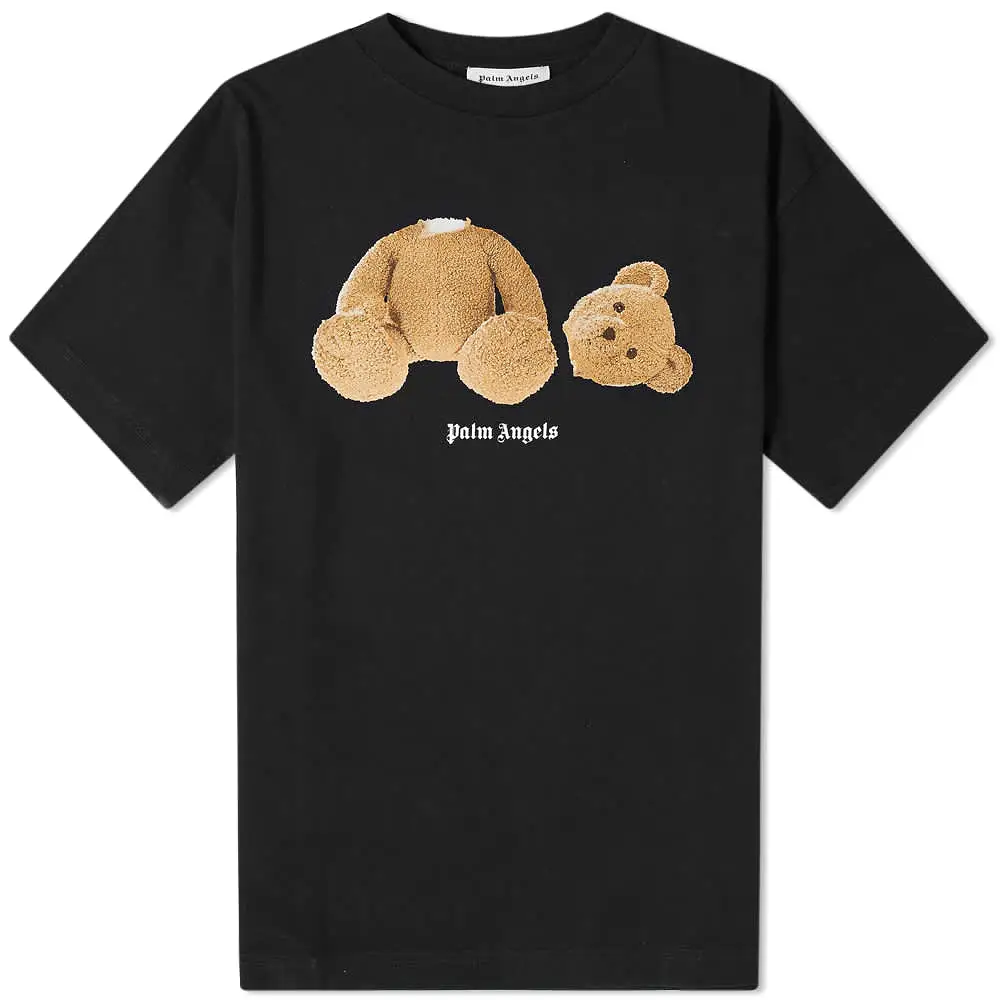 PALM ANGELS Kill The Bear Tee Black