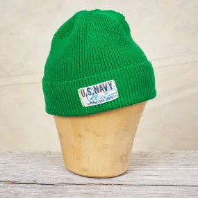 Papa Nui Cap Co. General Issue Operation Deep Freeze Wool Watch Cap Green