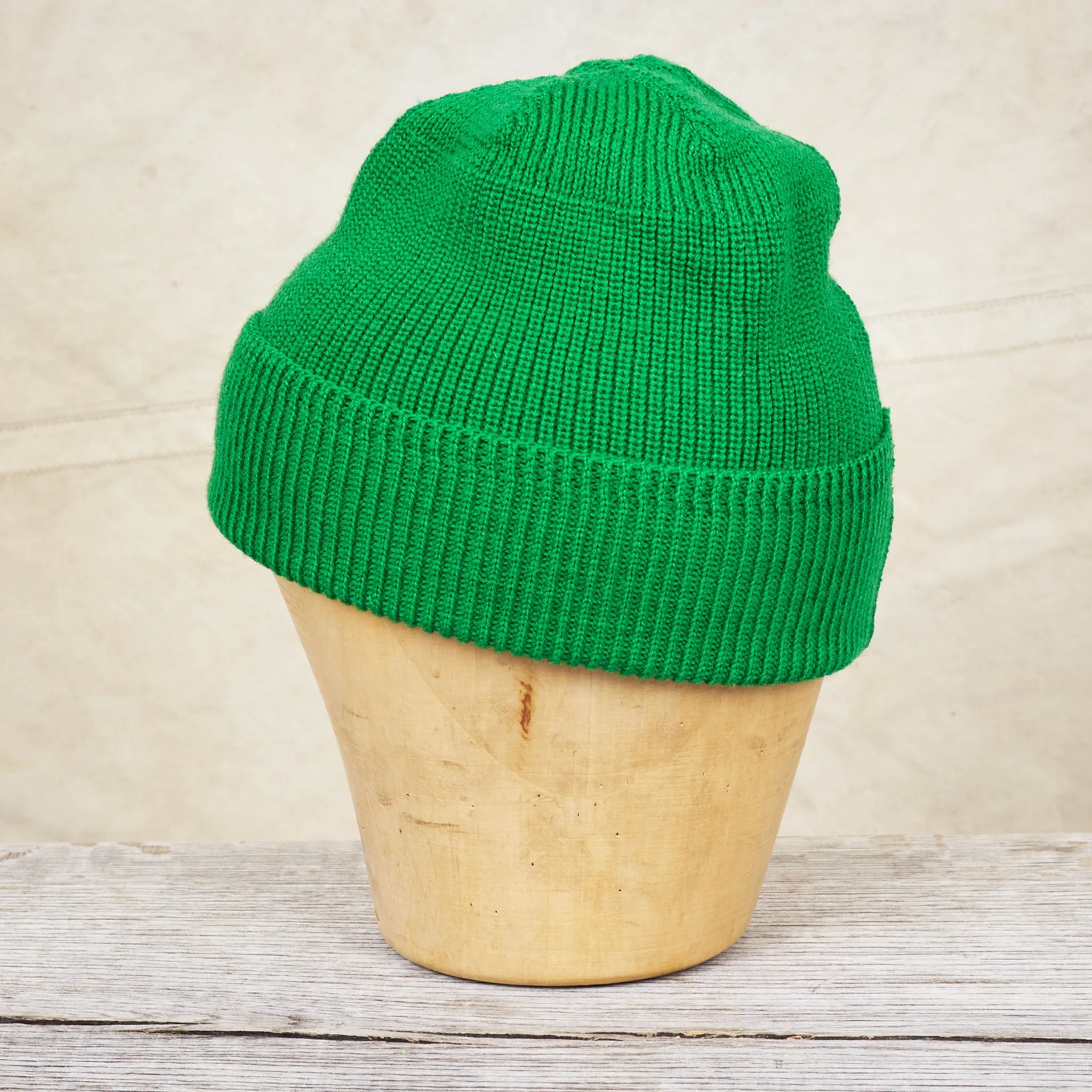 Papa Nui Cap Co. General Issue Operation Deep Freeze Wool Watch Cap Green