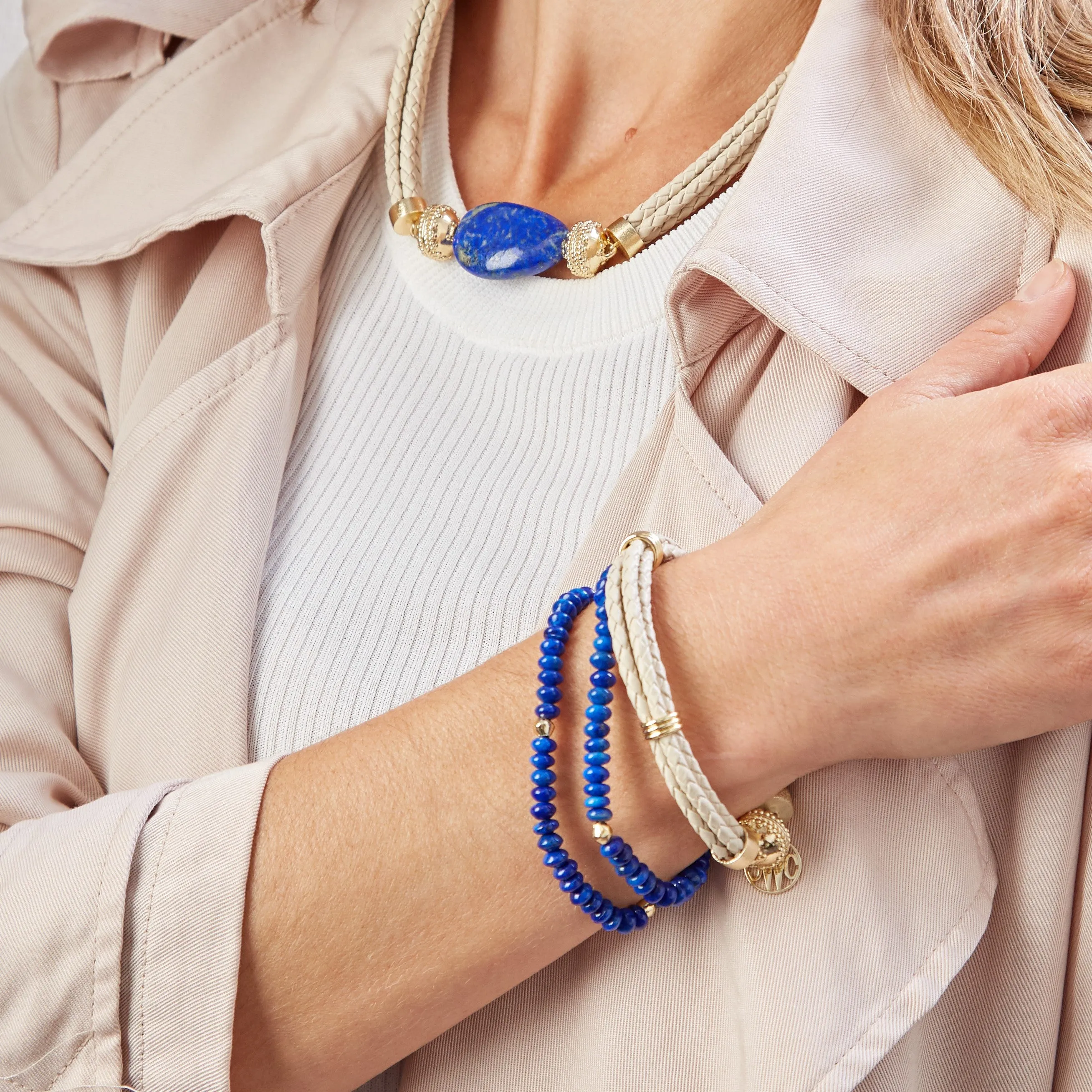 Peppercorn Lapis Bracelet