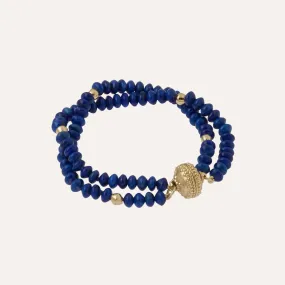 Peppercorn Lapis Bracelet