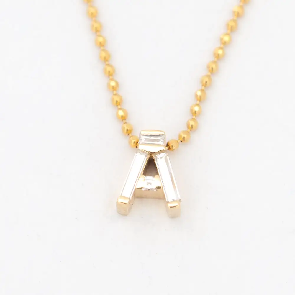 Personalized Initial Diamond Necklace