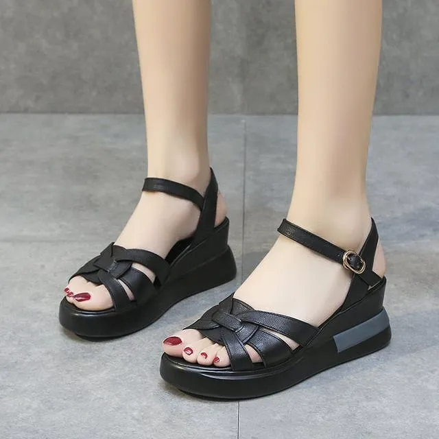 Platform Wedge Sandals BL31