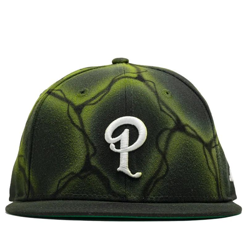 Politics x New Era Travis Spinks 59FIFTY Fitted Hat - Green/Yellow