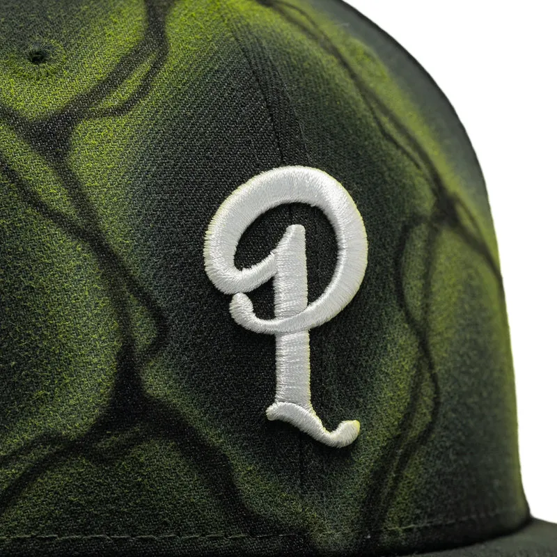 Politics x New Era Travis Spinks 59FIFTY Fitted Hat - Green/Yellow